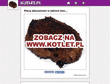 Tablet Screenshot of kotlet.pl